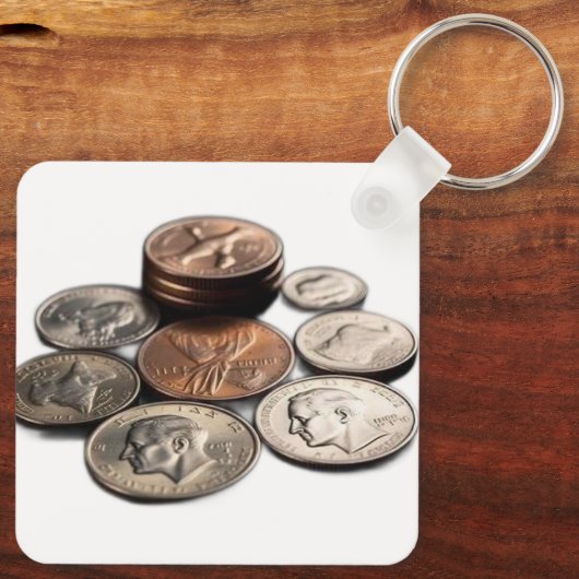 Dollar-Papier Schlüsselanhänger (Rückseite)