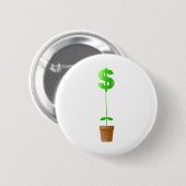 Dollar-Pflanze Button (Vorne & Hinten)
