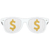 Dollar sign partybrille (Vorderseite)
