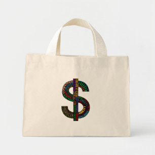 Dollar-Signaltasche Mini Stoffbeutel