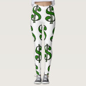 ***DOLLAR SIGNE GALORE*** LEGGINGS (Vorderseite)