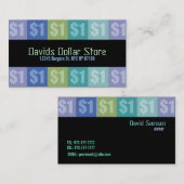 Dollar-Speicher-Visitenkarten Visitenkarte (Vorne/Hinten)