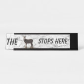 DOLLAR STOPPT HIER SCHREIBTISCHNAMENSPLAKETTE (Vorderseite )