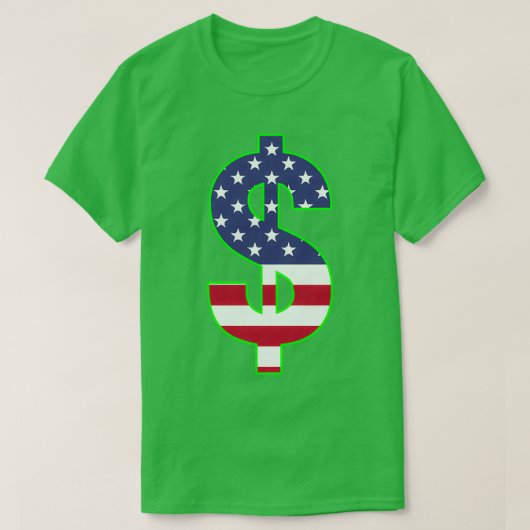 Dollar-Symbol T-Shirt (Design vorne)