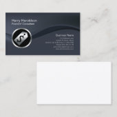Dollar Tab Icon Financial Consulting Business Card Visitenkarte (Vorne/Hinten)