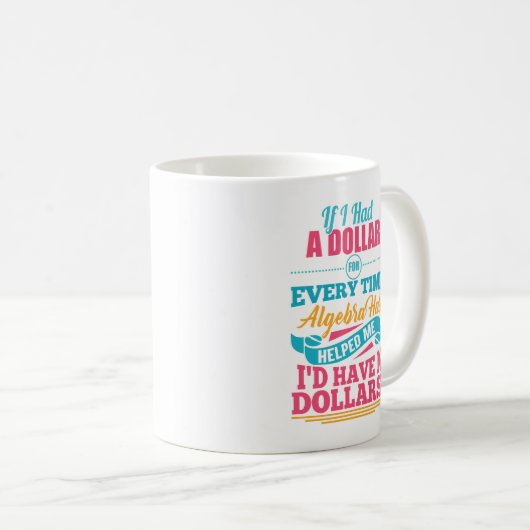Dollar-Tasse des Kaffeetasse (VorderseiteRechts)