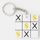 Dollar Tic Tac Toe Schlüsselanhänger (Vorderseite)