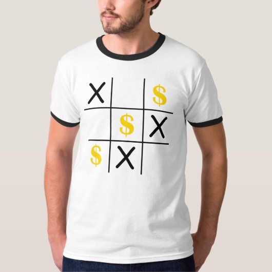 Dollar Tic Tac Toe T-Shirt (Vorderseite)