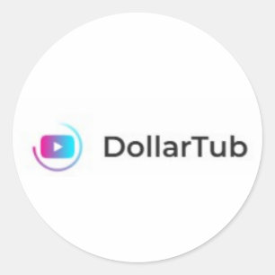 DOLLAR TUB RUNDER AUFKLEBER
