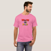 Dollar$ Und $en$e Männer Rosa   T-Shirt (Vorne ganz)