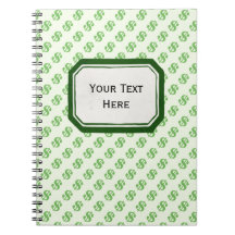 Dollar-Zeichen auf Grün mit Aufkleber