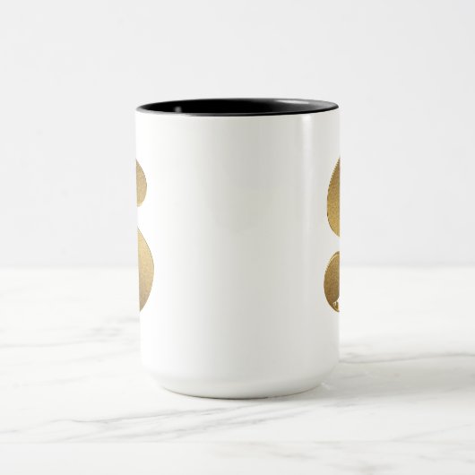 Dollar-Zeichen des Gold3d Tasse (Zentrum)