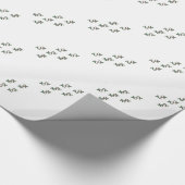 Dollar-Zeichen Geschenkpapier (Ecke)