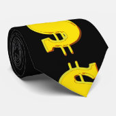 Dollar-Zeichen-Krawatte Krawatte (Gerollt)