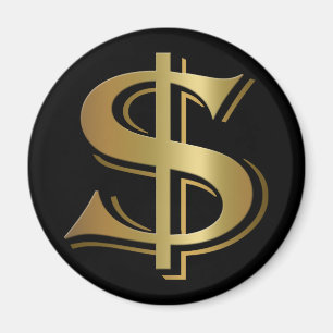 Dollar-Zeichen-Magnet Magnet