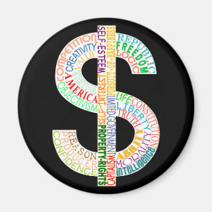 Dollar-Zeichen-Magnet Magnet