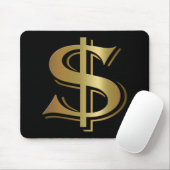 Dollar-Zeichen Mousepad (Mit Mouse)