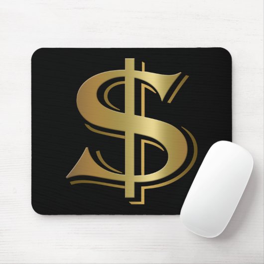 Dollar-Zeichen Mousepad (Mit Mouse)