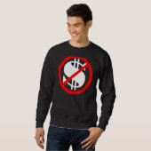 Dollar-Zeichen sind ohne Geld ausgeflogen Sweatshirt (Vorne ganz)
