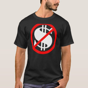 Dollar-Zeichen sind ohne Geld ausgeflogen T-Shirt