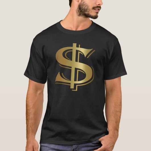 Dollar-Zeichen-T - Shirt (Vorderseite)
