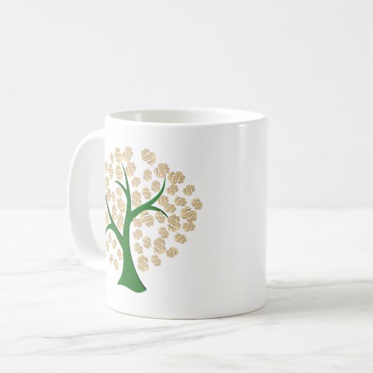 Dollarbaum Kaffeetasse (Vorderseite Links)