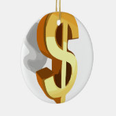 Dollarbild Keramik Ornament (Rechts)