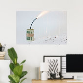 Dollarbombe auf leichter Basis Poster (Heimbüro)