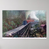 Dollarhide Trestle, Shasta Route, Südpazifik Poster (Vorne)