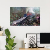 Dollarhide Trestle, Shasta Route, Südpazifik Poster (Heimbüro)