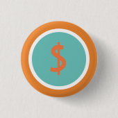 Dollarknüller Button (Vorderseite)
