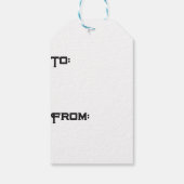 Dollarnoten Geschenkanhänger (Rückseite)