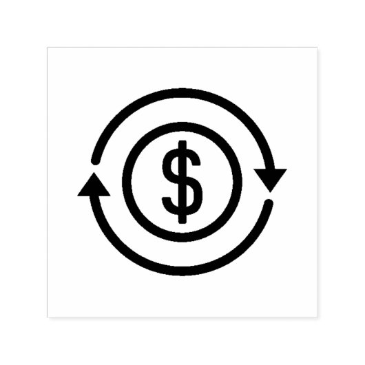 Dollarrückerstattungsmethode Permastempel (Design)