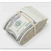 Dollars Aufkleber (Vorderseite)