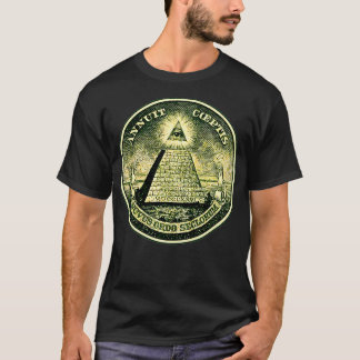Dollars, die Augensymbol-Pyramidentriang T-Shirt