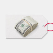 Dollars Geschenkanhänger (Vorderseite (Horizontal))