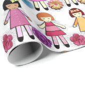 Dollars Geschenkpapier (Rolleneckpunkt)
