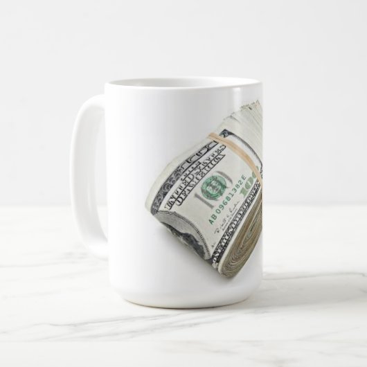 Dollars Kaffeetasse (Vorderseite Links)
