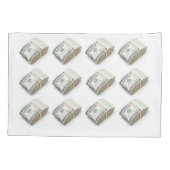 Dollars Kissenbezug (Rückseite)