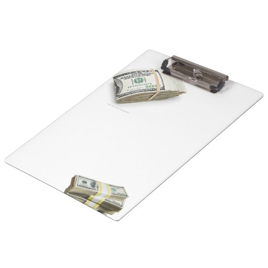 Dollars Klemmbrett (Schrägansicht)