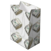 Dollars Mittlere Geschenktüte (Vorderseite Schrägansicht)