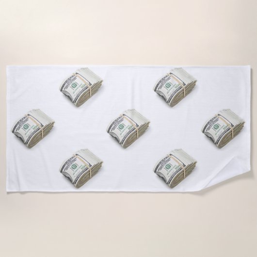 Dollars Strandtuch (Vorderseite)