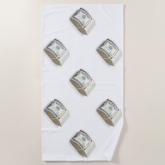 Dollars Strandtuch (Vorderseite)