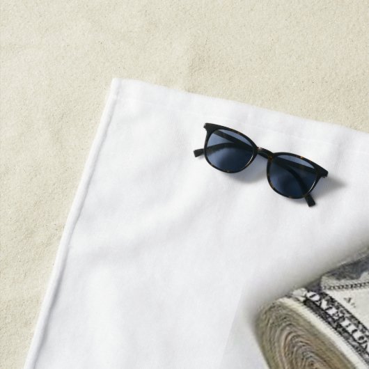 Dollars Strandtuch (Beispiel)