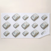 Dollars Strandtuch (Vorderseite)