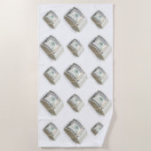 Dollars Strandtuch (Vorderseite)