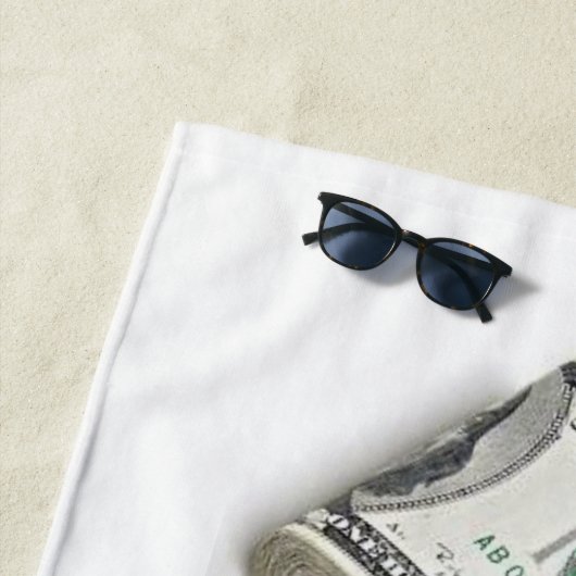Dollars Strandtuch (Beispiel)