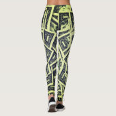 Dollarschein-Leggings Leggings (Rückseite)
