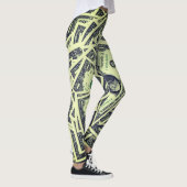 Dollarschein-Leggings Leggings (Rechts)