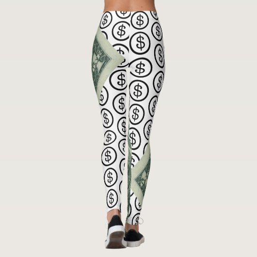Dollarsigne-Leggings Leggings (Rückseite)